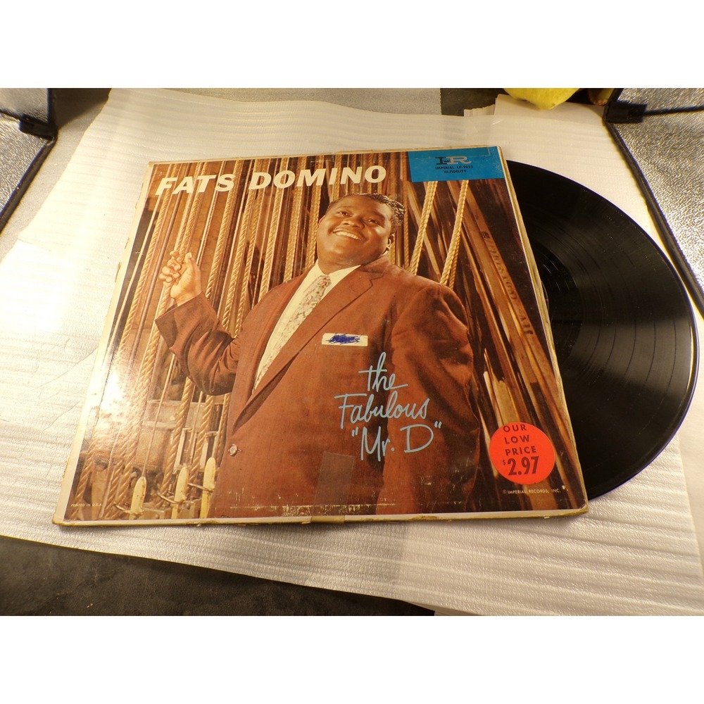 Fats Domino The Fabulous Mr. D Vinyl LP Record Imperial LP-9055 1958 R&B Blues